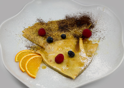 DOUBLE FILLED FRENCH CREPE SUZETTE	